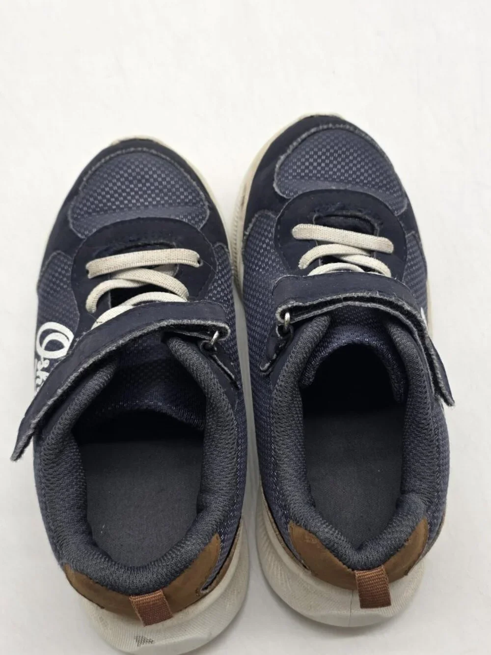 OshKosh B'gosh Shoes Kids Size 13 Blue RETRA Athletic Hook Loop Sneakers Stains